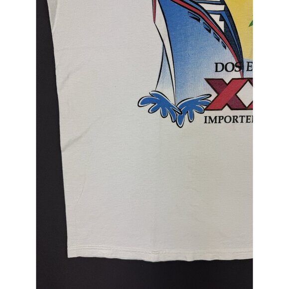 Vintage 90's Dos Equis Beer I Completed The Princess Cruise Bar Hop Promo Rare M - Picture 6 of 11